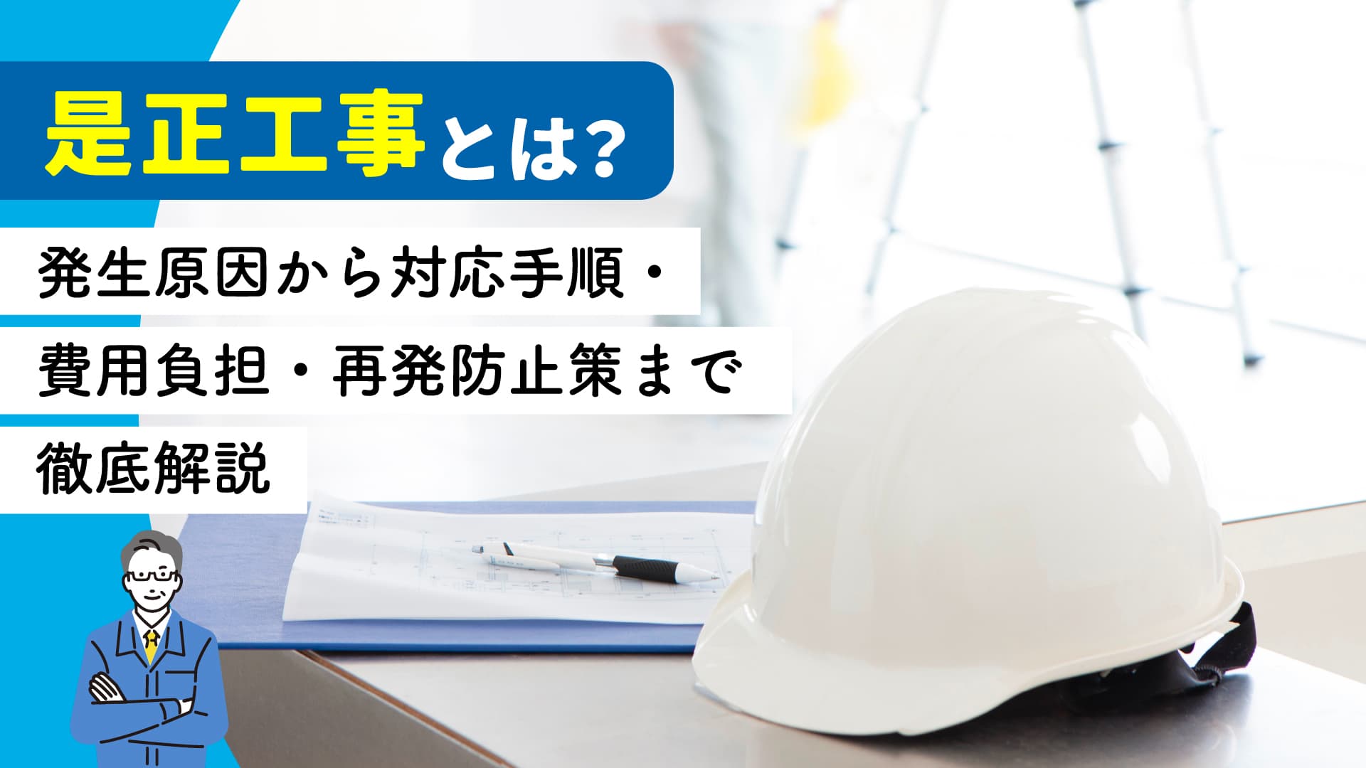 是正工事とは?発生原因から対応手順・費用負担・再発防止策まで徹底解説